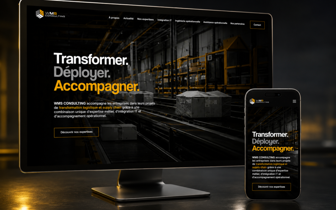 Création du site internet de WMS Consulting : une vitrine digitale au service de la logistique