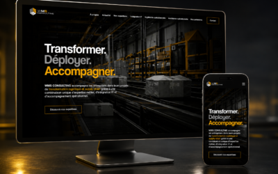 Création du site internet de WMS Consulting : une vitrine digitale au service de la logistique