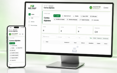 WE FAST : une plateforme complète pour gérer des cartes de visite digitales
