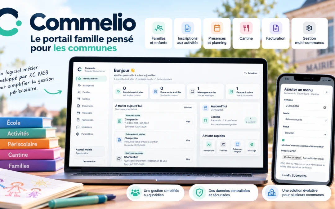Commelio : un logiciel de gestion périscolaire pensé pour les communes
