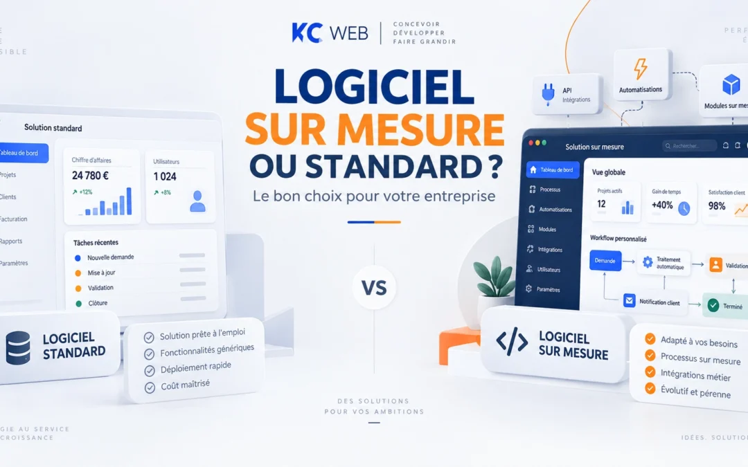 Logiciel sur mesure ou logiciel standard : que choisir pour son entreprise ?